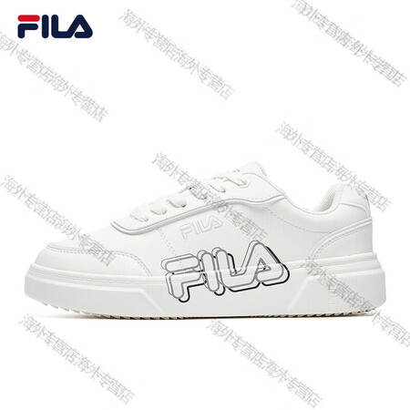 斐乐（FILA）女运动休闲板鞋时尚百搭女鞋小白鞋简约时尚滑板...