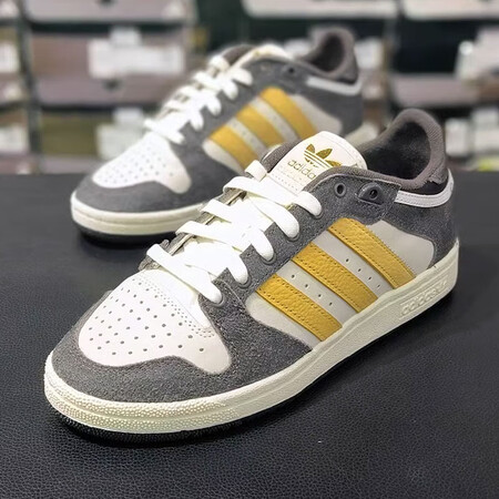 阿迪达斯 （adidas）三叶草男鞋春季低帮翻毛皮休闲鞋耐磨...