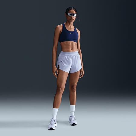 耐克（NIKE）女款运动短裤轻量速干高腰侧开叉透气跑步健身宽...