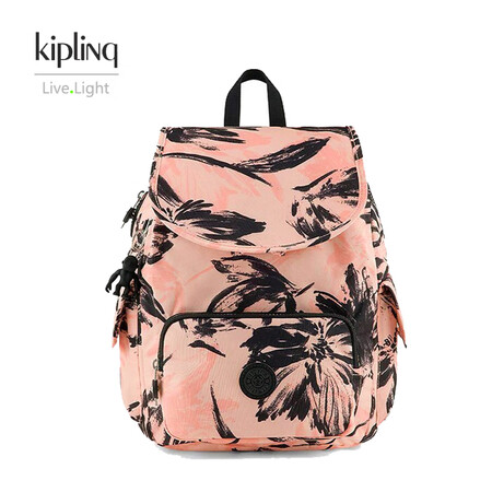 凯浦林（Kipling）双肩包男女背包中号旅行包简约学生电脑...