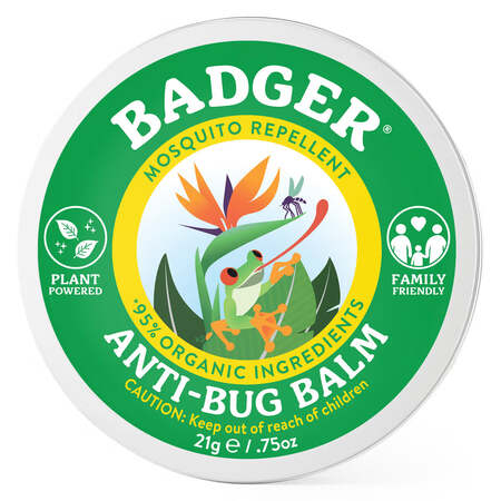 万宁现货美国BadgerCompany贝吉獾婴儿防蚊虫膏香茅...