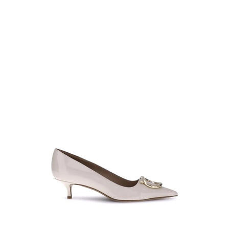 Salvatore Ferragamo女士小牛皮牛皮尖头高跟...
