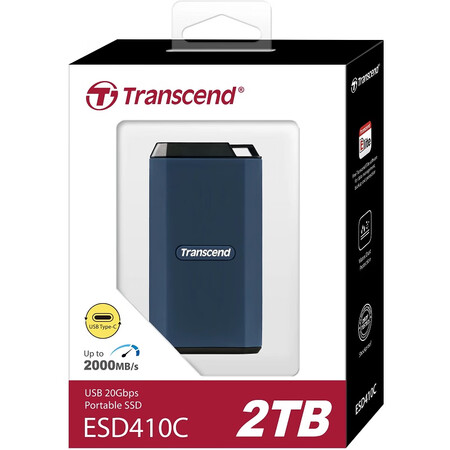 创见（Transcend）ESD410C 外置SSD移动固态...