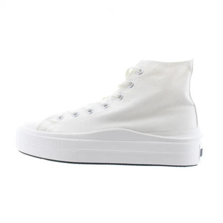 匡威（Converse）运动板鞋男款增高厚底波浪设计休闲帆布...