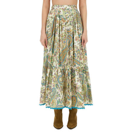 ETRO 奢侈品 女士 长款半身裙 花色 20  40 IT