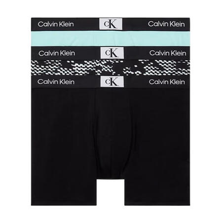 Calvin Klein男士三件装徽标内裤棉质舒适松紧腰解析...