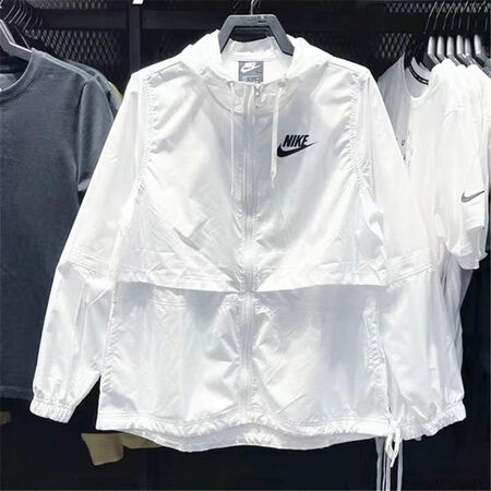 耐克（NIKE）（）夏季外套女轻薄连帽防晒防风衣运动休闲梭织...