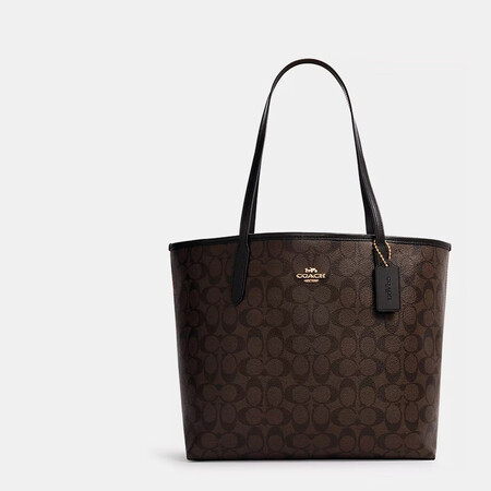 蔻驰（COACH）女包奢侈品city33单肩包大号托特包56...