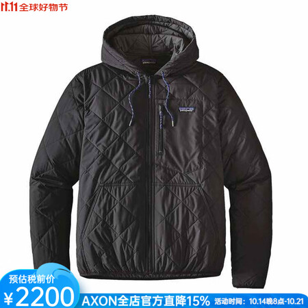 巴塔哥尼亚（Patagonia）夹克男棉质户外保暖防风防水轻...
