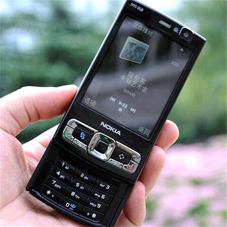 诺基亚nokia95双滑盖8g版经典怀旧款联通3g学生备用老年人手机深红色