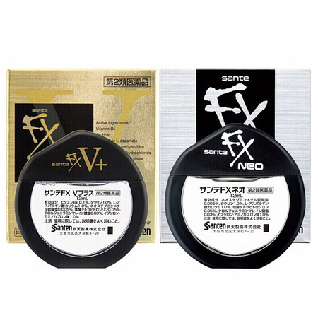 参天fx眼药水滴眼液玫瑰眼药水日本进口 PC蓝光清凉金色缓解...