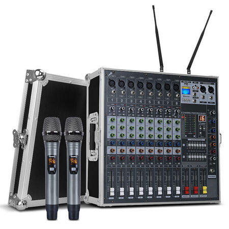 (准新)雅马哈适用调音台功放一体机8路超大功率婚庆会议大型舞台演出