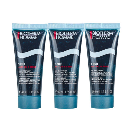 碧欧泉男士清爽净油海盐洁面啫喱 40ml*3 一号会员店