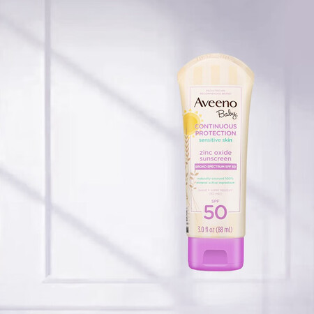 艾惟诺（Aveeno）物理防水防晒霜婴幼儿宝宝防晒乳艾维诺S...
