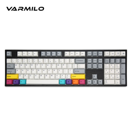 阿米洛va108m复古cmyk 阿米洛 Varmilo 复古cmyk机械键盘va108键德国cherry红轴办公键盘送礼键盘电脑键盘白 灯 行情报价价格评测 京东