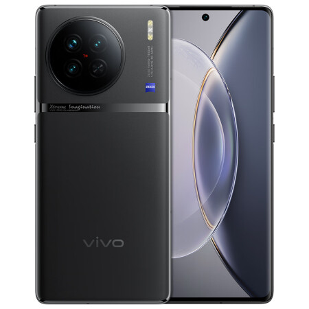 vivo X90 5G拍照手机 8GB+128GB/4nm天玑9200旗舰芯片/自研芯片V2/120W双芯闪充/蔡司影像/至黑
