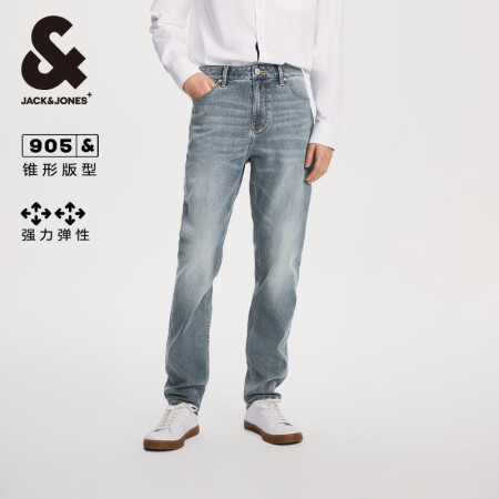 杰克·琼斯（JACK&JONES）春夏男装潮流905小脚锥形...