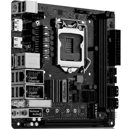 華擎(asrock)z370m-itx/ac主板(intel z370/lga 1151)