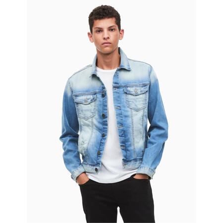 ck(calvin klein) 牛仔夹克男士牛仔服外套24303561美国直邮包邮