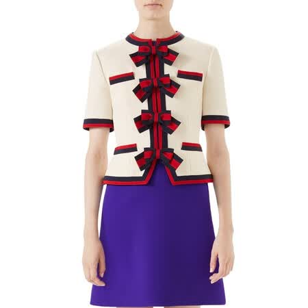 gucci/古奇/古驰 女装 女式休闲夹克 q00812741 ivory 44 it/8 us