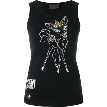 菲利普普来因/女装 bambi 背心上衣 21506 black 小码(s)