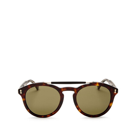 gucci/古奇/古驰 女式太阳镜 墨镜 q00837339 dark *reen/yellow