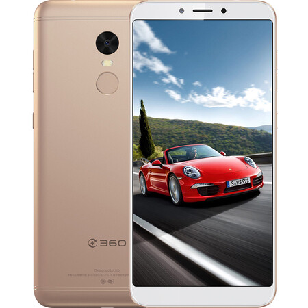 360 手机n6 全面屏 全网通 移动联通电信4g手机 双卡双待 琉璃蓝 (6g