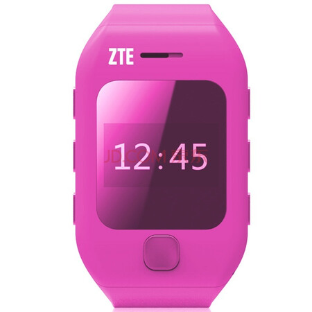 中兴（ZTE）守护宝GA365儿童智能腕表手表手机GPS定位追踪智能电话 玫红色