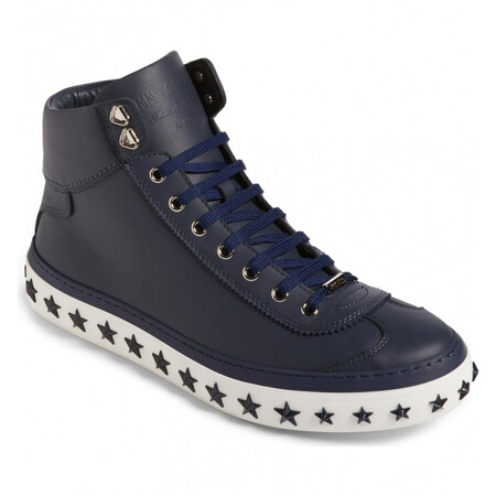 jimmy choo 周仰杰 男鞋 男式胶底鞋 q00958942 official navy/white