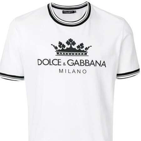 杜嘉班纳dg t恤 奢侈品 2018 全球购 男士t恤 新款夏季新品皇冠图案