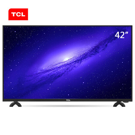 TCL 42E10 42英寸 内置WiFi 在线视频 互联网LED液晶电视（珠光黑）