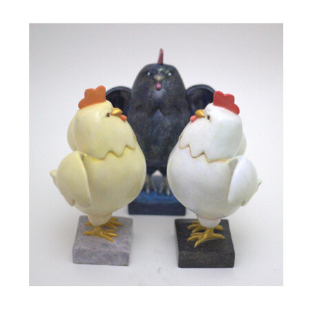 墨斗鱼 家居饰品客厅装饰品手工雕塑艺术品摆件 办公桌摆件 生日礼物