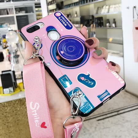 oppor15x手机壳带挂绳斜挎背包式r9tm个性创意硅胶软套全包边防摔r11s