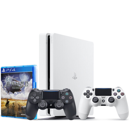 索尼游戏机 新ps4 国行500g白色主机 新黑色手柄 最终幻想15 套装 行情报价价格评测 京东