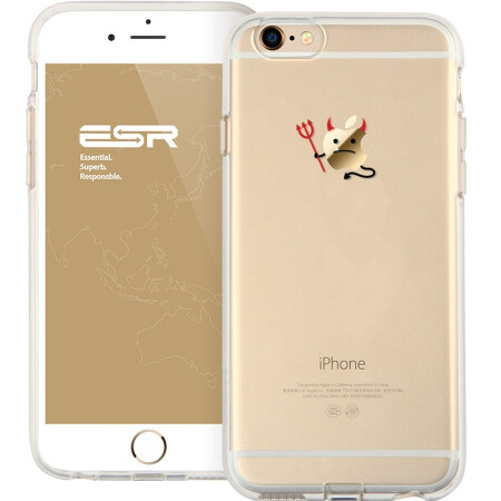 亿色苹果iphone 6 Plus 6s Plus手机壳 亿色 Esr Iphone6s Plus 6 Plus手机壳 保护套硅胶透明防摔软壳苹什么系列小恶魔 行情报价价格评测 京东