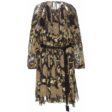 朗雯(lanvin)奢侈品女装 mt490222 crêpe 刺绣连衣裙 图片色 fr 38