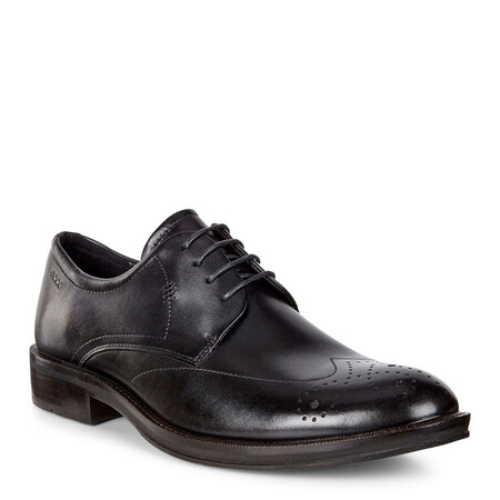 爱步 英伦时尚正装雕花软面牛皮鞋 缓震舒适透气圆头平底男鞋 亨利