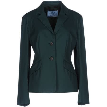 普拉达(prada)奢侈品女装 4253150136 西装外套 green 2 (us size)/38