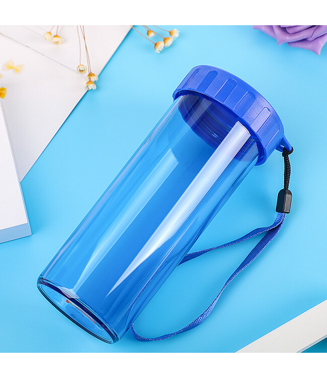 特百惠(tupperware)莹彩塑料杯随心水杯子430ml 运动密封防漏便携水杯