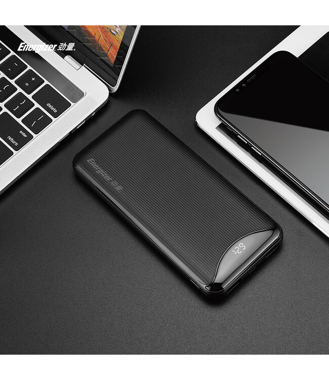 劲量(energizer)移动电源ue10020wt白色10000毫安智能数显时尚超薄