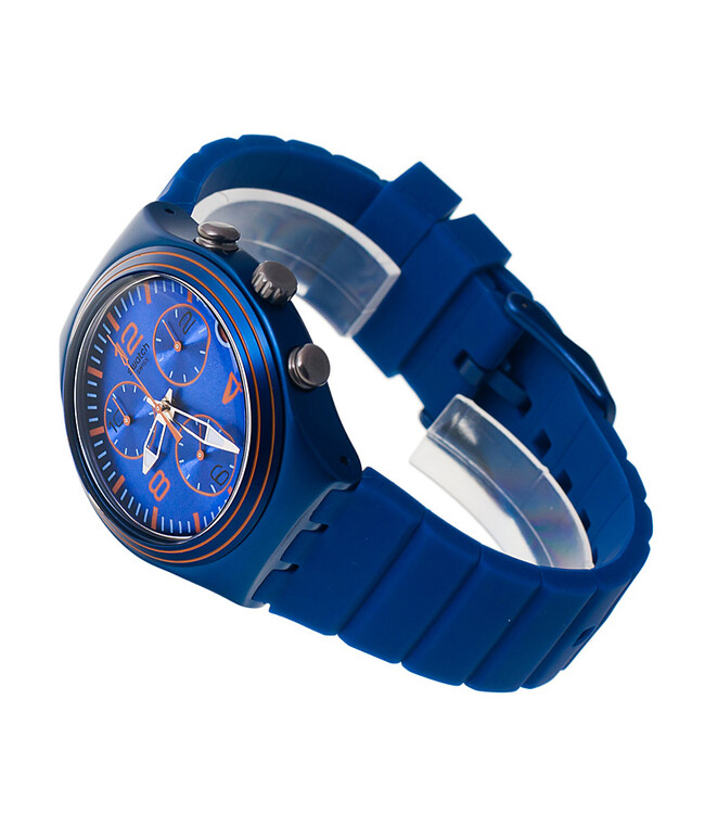 二手99成新 斯沃琪(swatch)瑞士手表 金属系列 石英男表 波浪舞蹈ycn