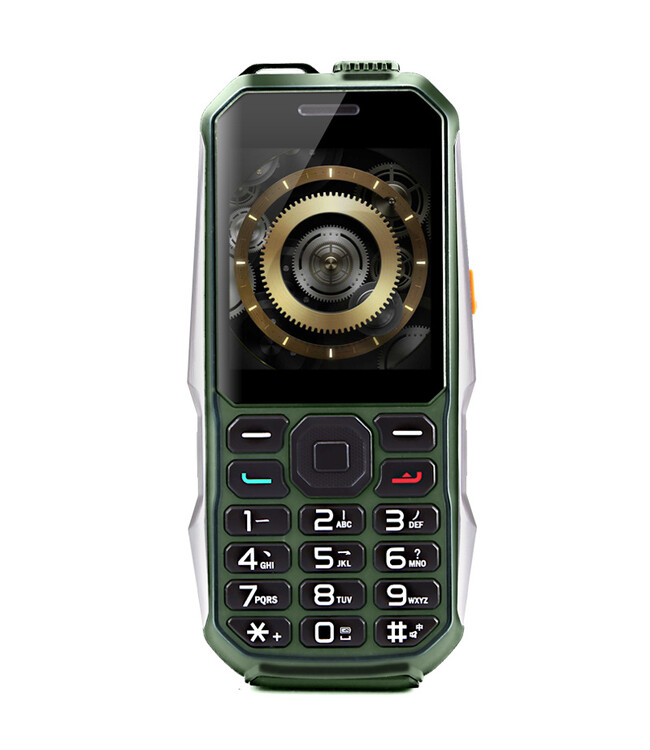 军绿色 三防军工电霸 超长待机 移动联通2g 双卡双待老人手机 学生