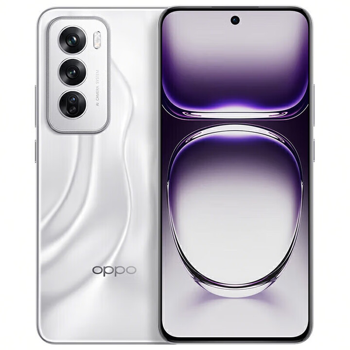 OPPO Reno 12分期免息白条可选新品上市Reno12新款手机5g 千禧银16GB+512GB 白条12期分期