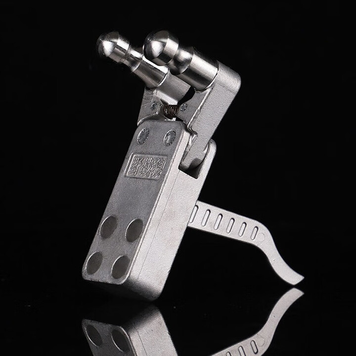 璨和 撒放器复合握式撒放弃鱼鳔散放自动回归位回弹两轴联动夹弹器 银色