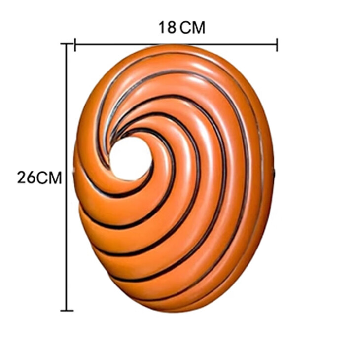 达闻西白面具带土cos可发光轮回眼 阿飞三勾玉白绝虎纹cos装扮道具