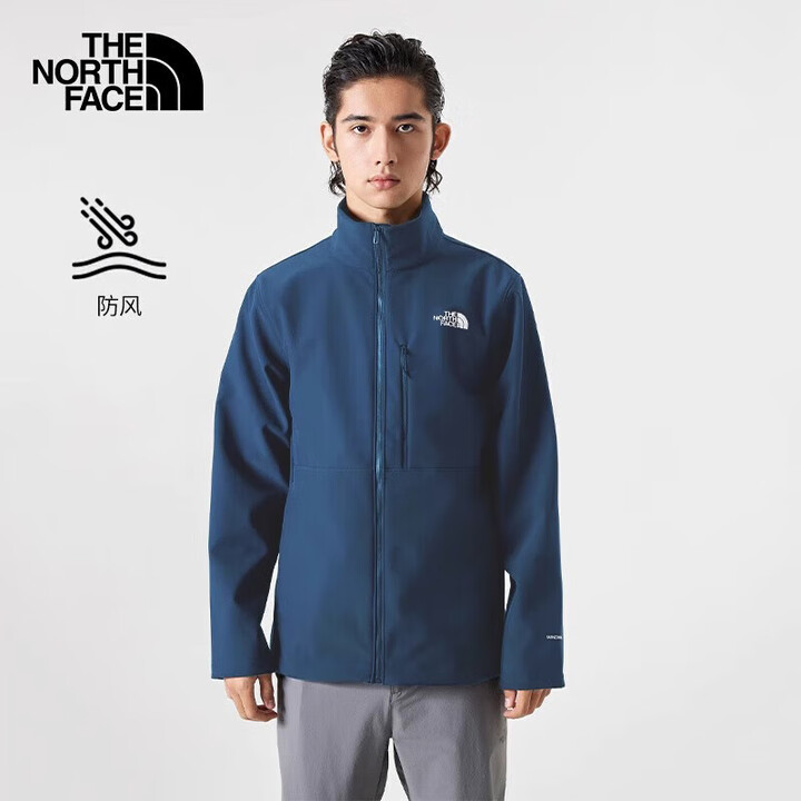 The North Face北面软壳衣男户外防风夹克83TE...