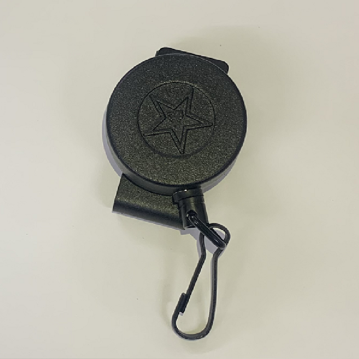 捷天下枪纲绳 多功能伸缩枪绳 92式防丢枪绳防抢安全绳腰部弹力挂绳枪栓 黑色星标枪纲 拉伸100cm