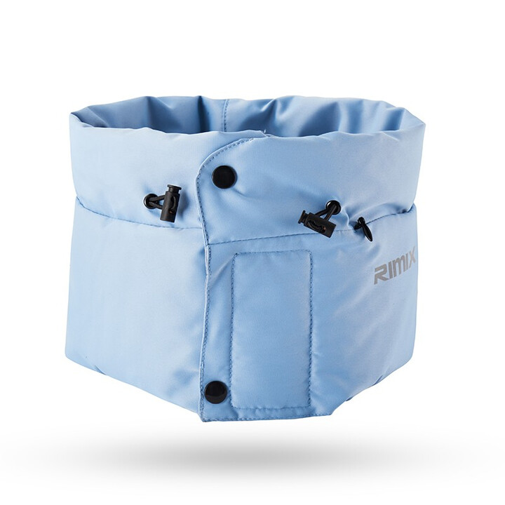 rimix秋冬男女加厚羽绒围脖 户外运动徒步登山滑雪骑行超轻保暖围脖 蓝色