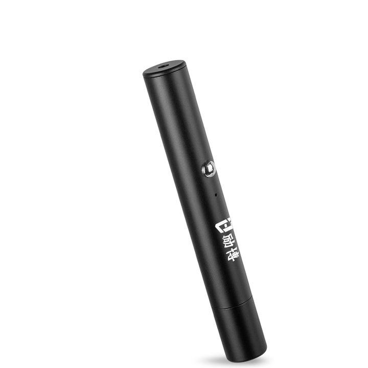 励博 激光笔金手指USB充电沙盘射笔售楼部处激光灯教练红外线指示绿光远射指星镭射笔 黑色外观 绿光