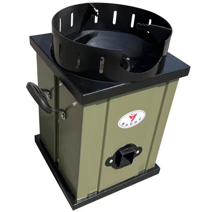 便携式户外自驾柴火灶露营野炊烤火取暖烧水气化炉无烟燃烧气化炉 便捷式野炊炉送六大配件